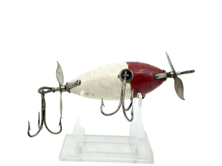South Bend #962 Midget Surf Oreno Red Head/White Color - Reinforced Hardware!