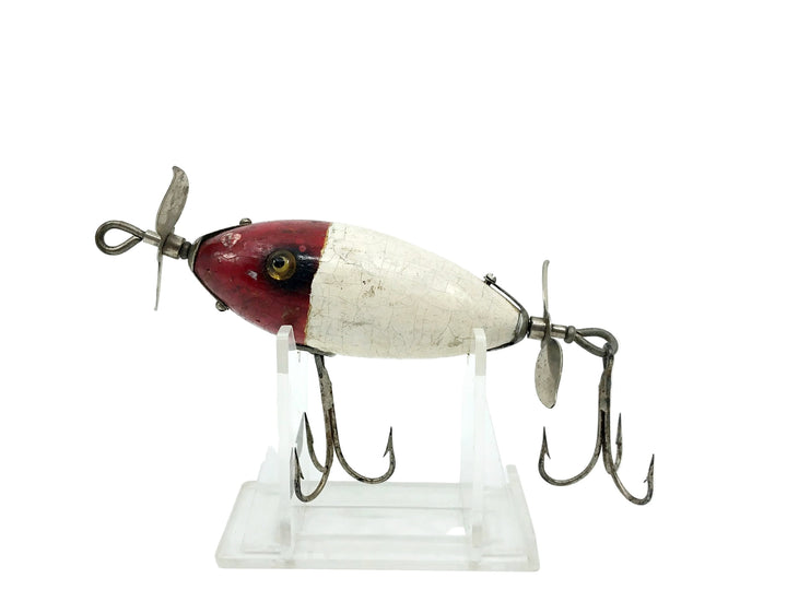 South Bend #962 Midget Surf Oreno Red Head/White Color - Reinforced Hardware!