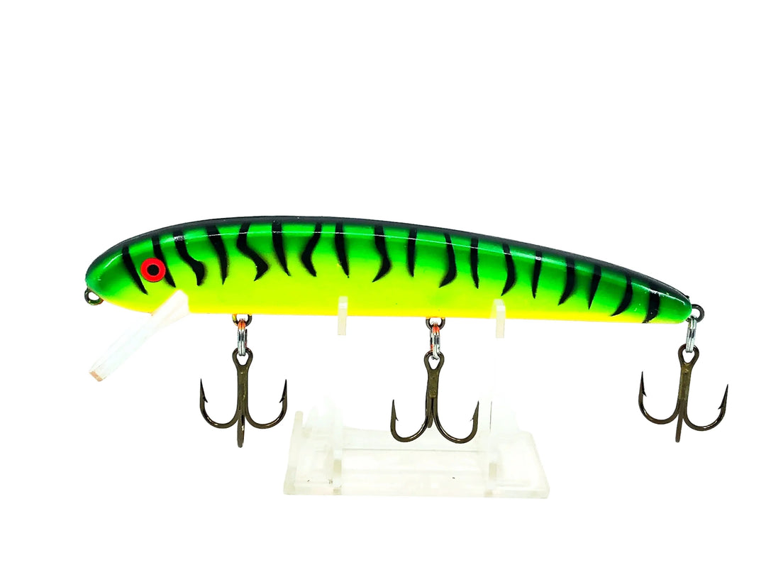 Jake 6" J6 Musky Bait, #12 Fire Tiger Color
