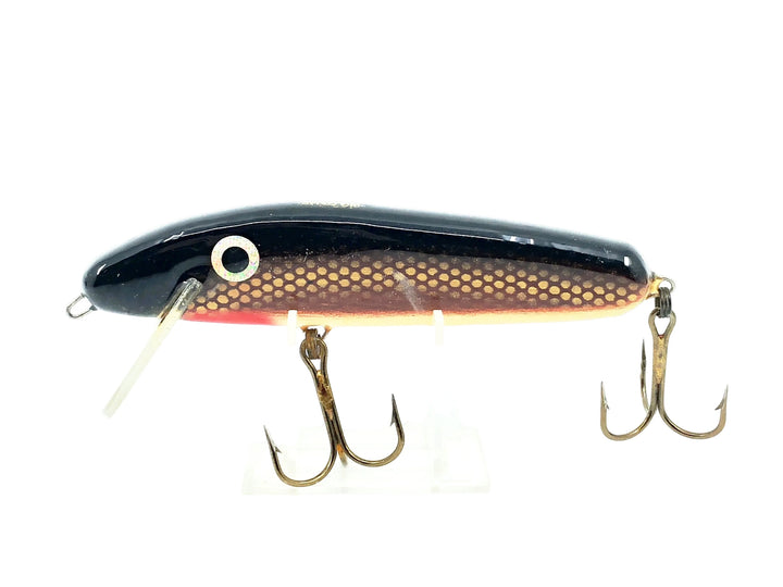 Big Game Tackle 6" Twitch, Red/Gold Scale/Black Back Color