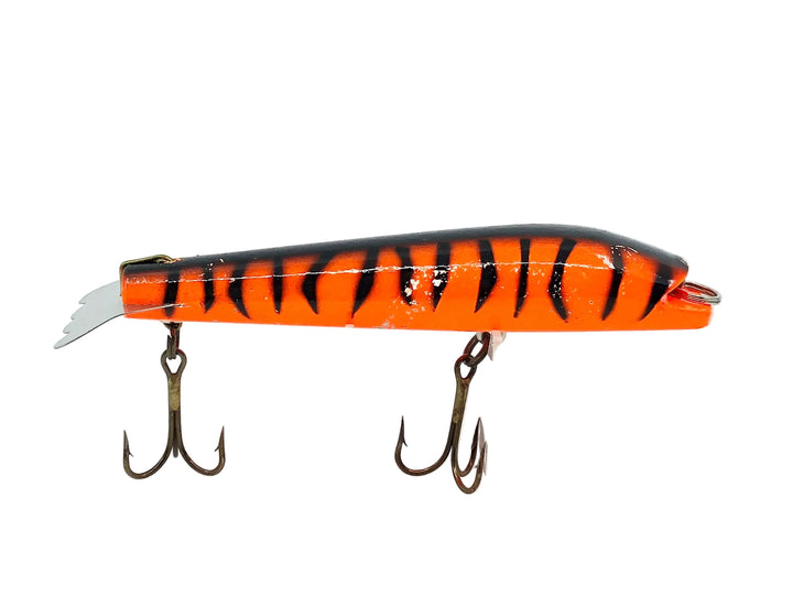 Bobbie Bait 6 1/2" Weighted Jerk Bait, Red Tiger Color