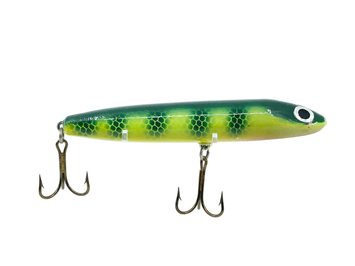 Unknown Musky Jerkbait, Green Perch Color