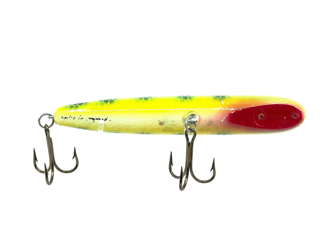 Unknown Musky Jerkbait, Green Perch Color