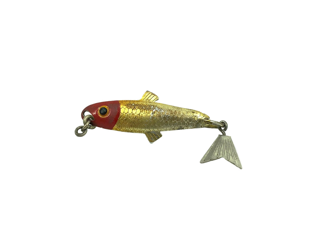 Arbogast Tin Liz Flyrod Size, Red/Gold Color