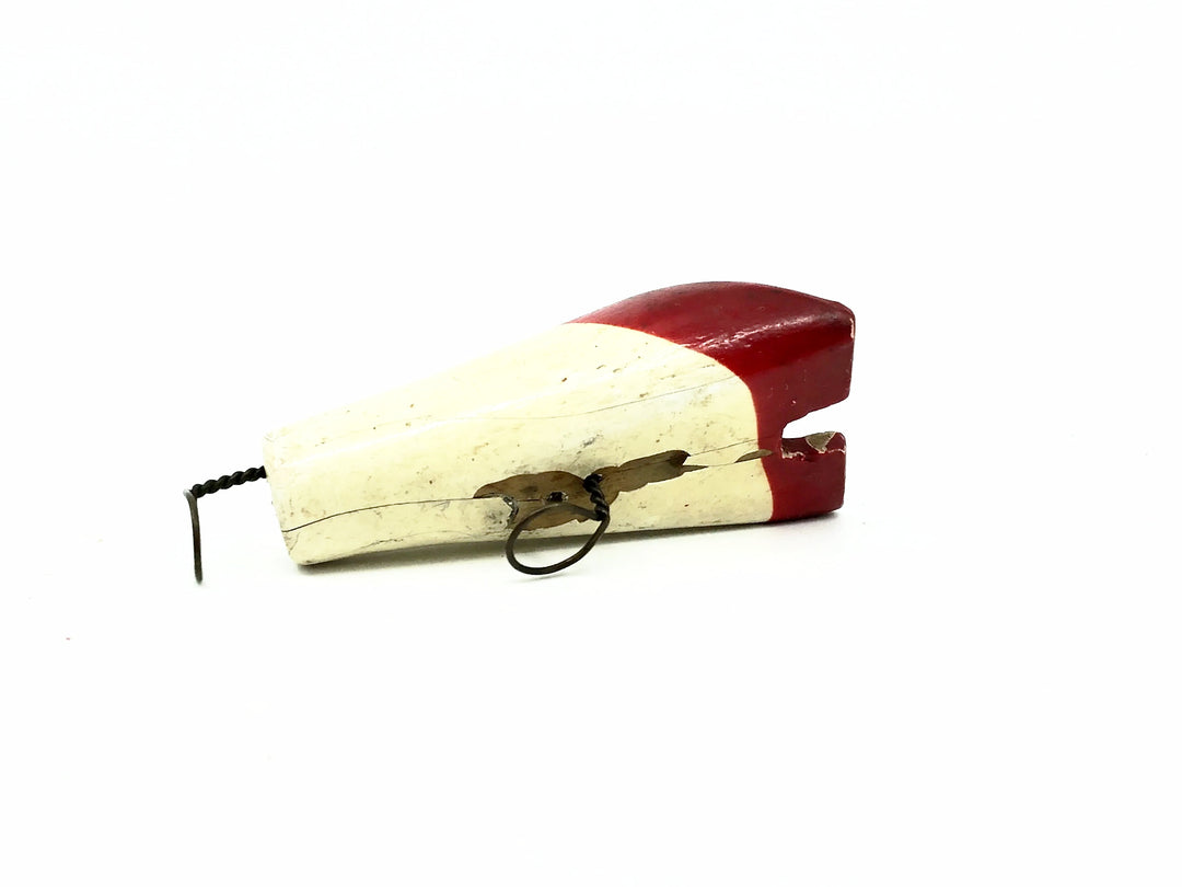 Wise Sportsman Supply Jim Dandy Wobbler, Red Head/White Color