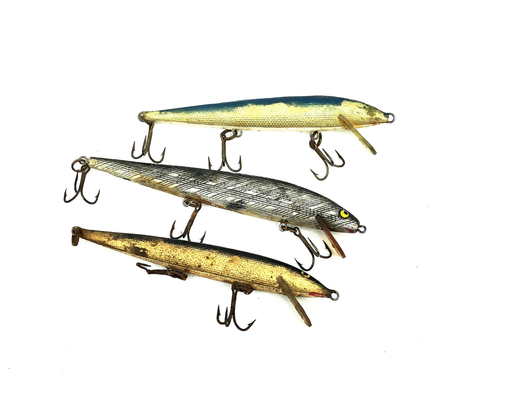 Vintage Minnow Trio, Rapala & Unknown