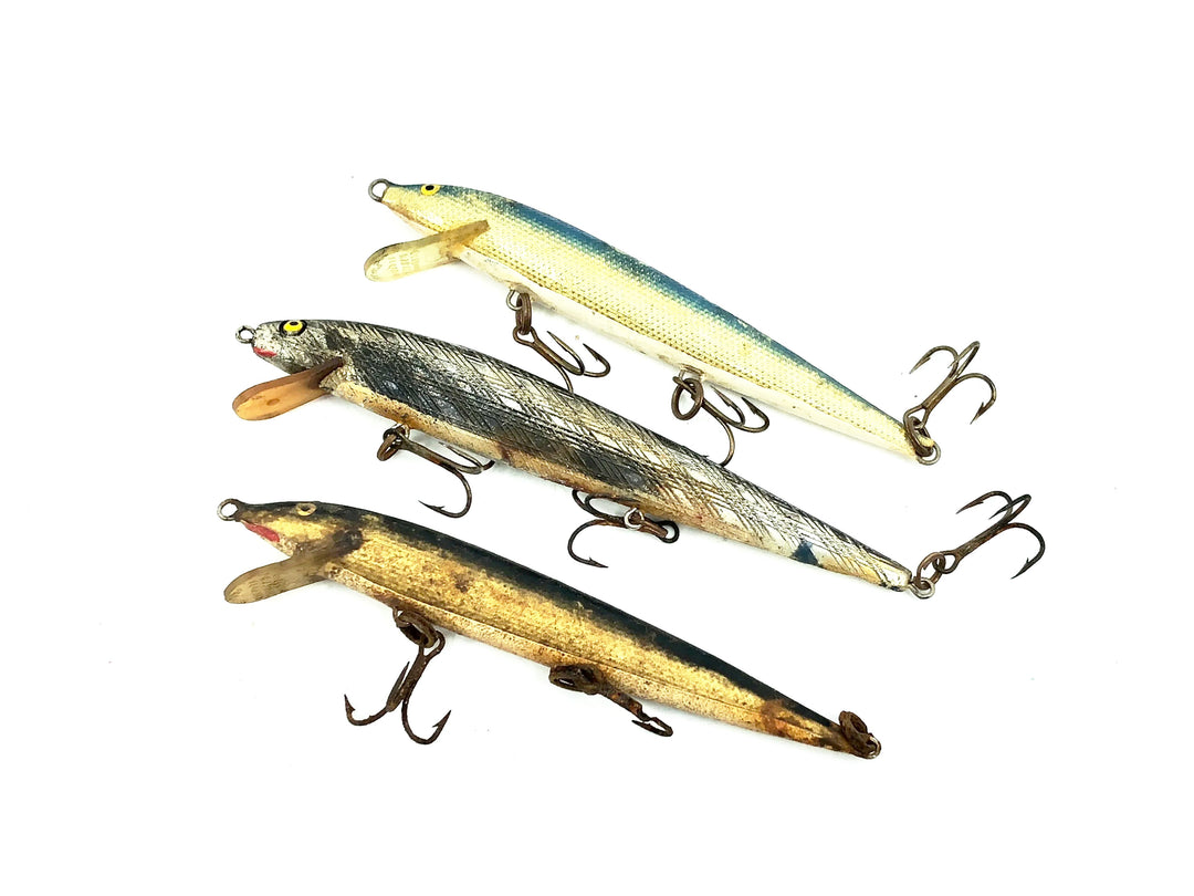 Vintage Minnow Trio, Rapala & Unknown
