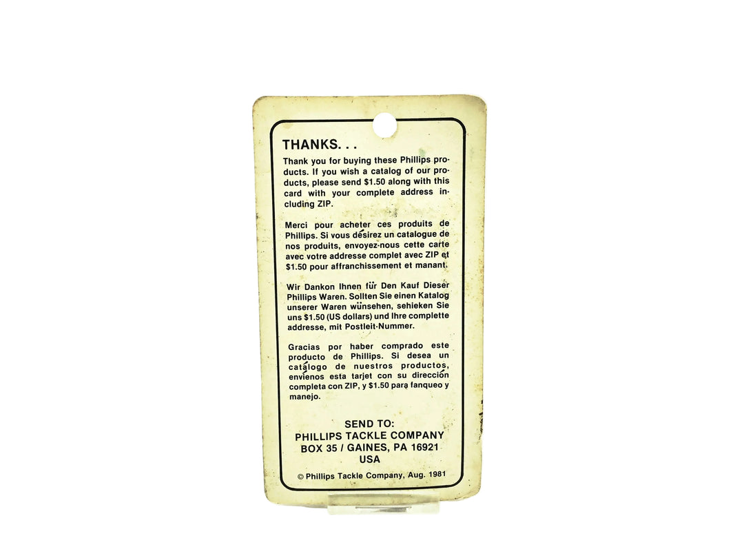 Gaines/Phillips Crippled Killer PCK-1000, #9 Frog Spot Color on Card