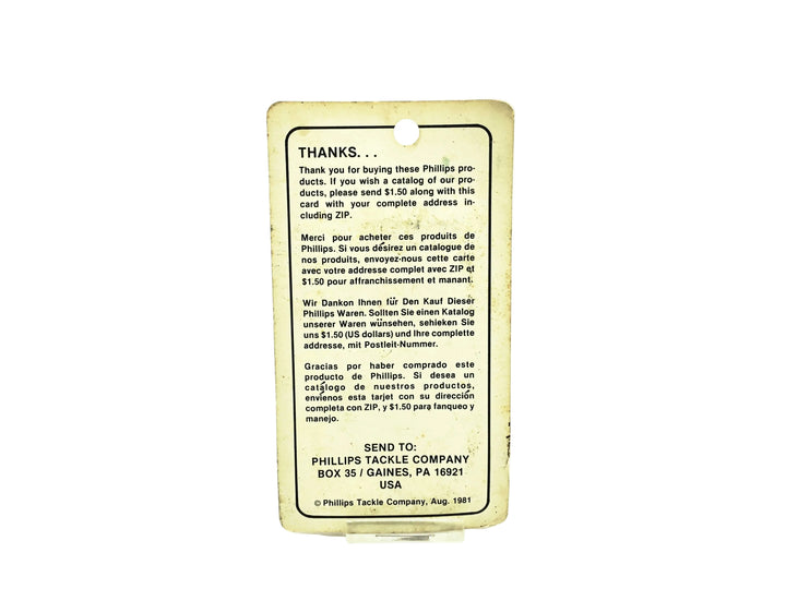 Gaines/Phillips Crippled Killer PCK-1000, #9 Frog Spot Color on Card