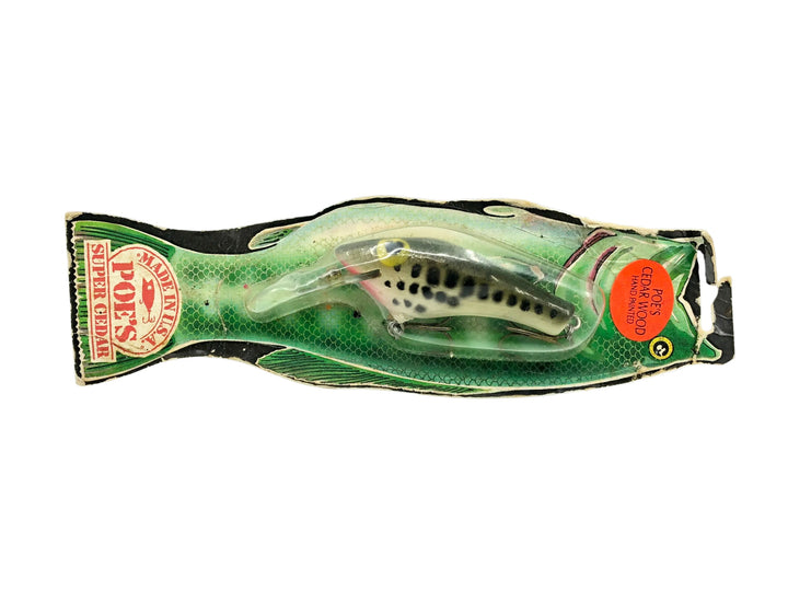 Poe's Super Cedar Series 800 (Shallow), #30 Baby Bass Color on Card