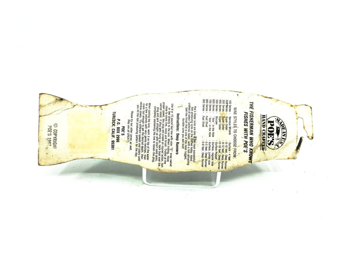Poe's Super Cedar Series 800 (Shallow), #30 Baby Bass Color on Card