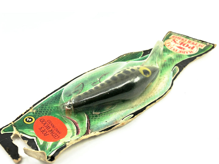Poe's Super Cedar Series 800 (Shallow), #30 Baby Bass Color on Card