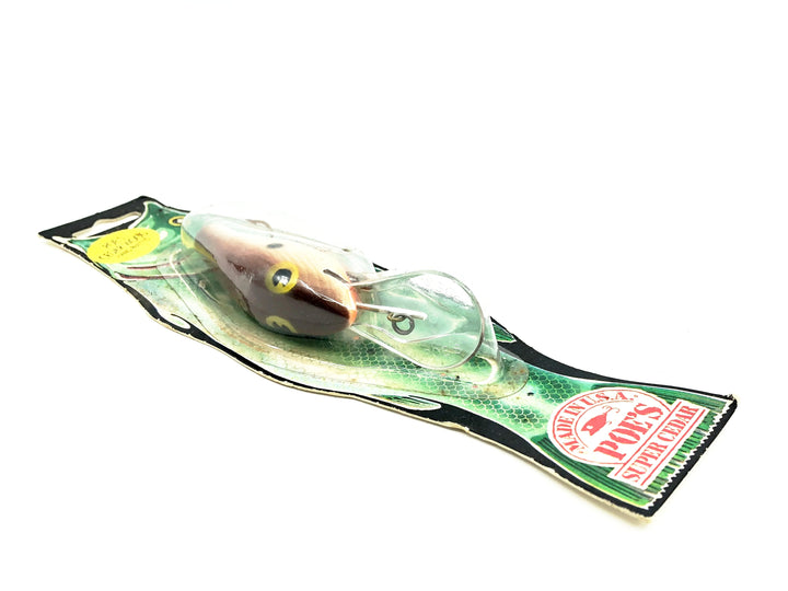 Poe's Fast Shad Series 900 (Deep Runner), #42 Brown Shad/Orange Belly Color on Card