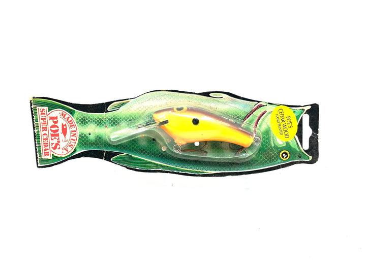 Poe's Super Cedar Series 900 (Deep Runner), #39 Brown Chartreuse/Hot Belly Color on Card