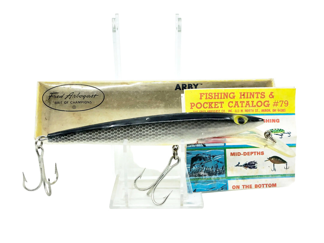 Fred Arbogast Arby 460, #20 Black Scale Color w/Box