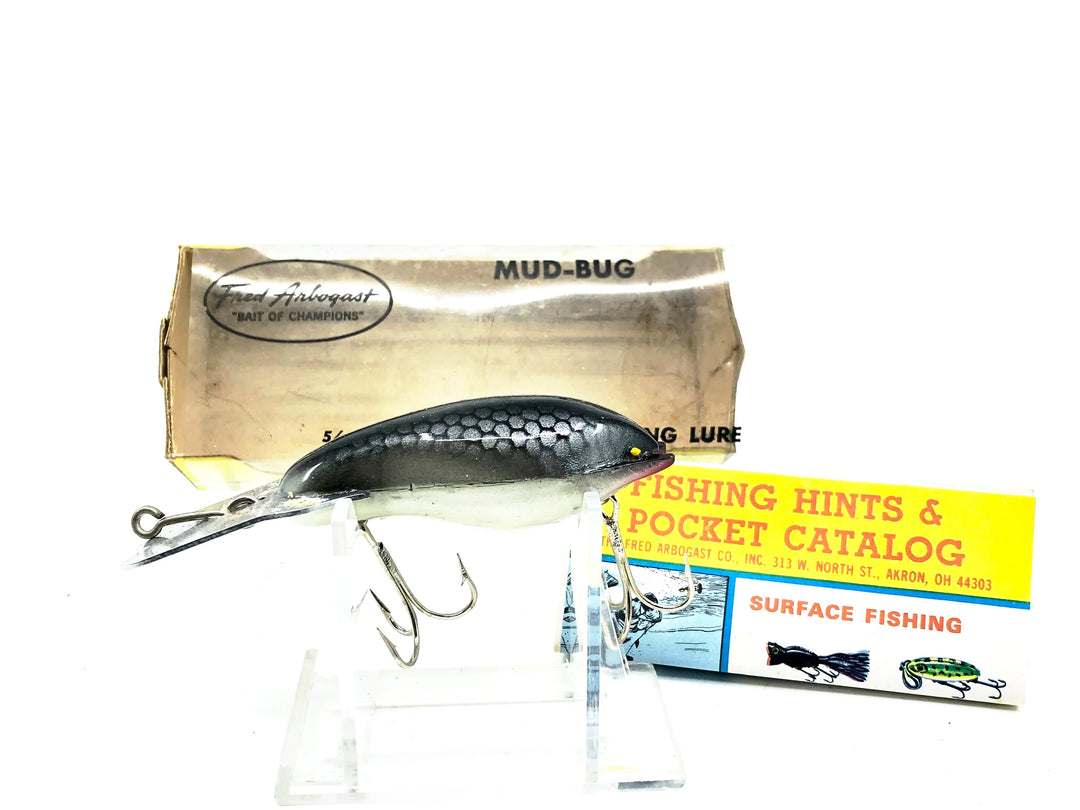 Arbogast Mud Bug Series 22, #20 Black Scale Color w/Box