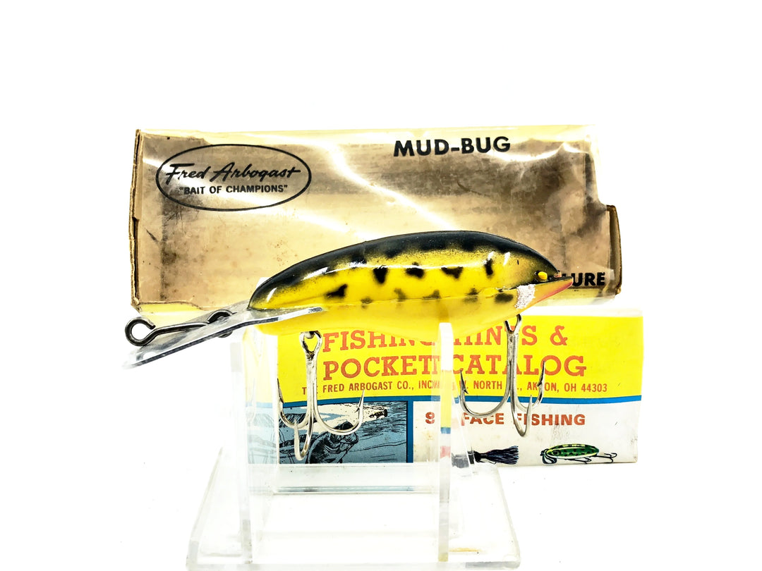 Arbogast Mud Bug Series 22, #11 Yellow Coachdog Color w/Box