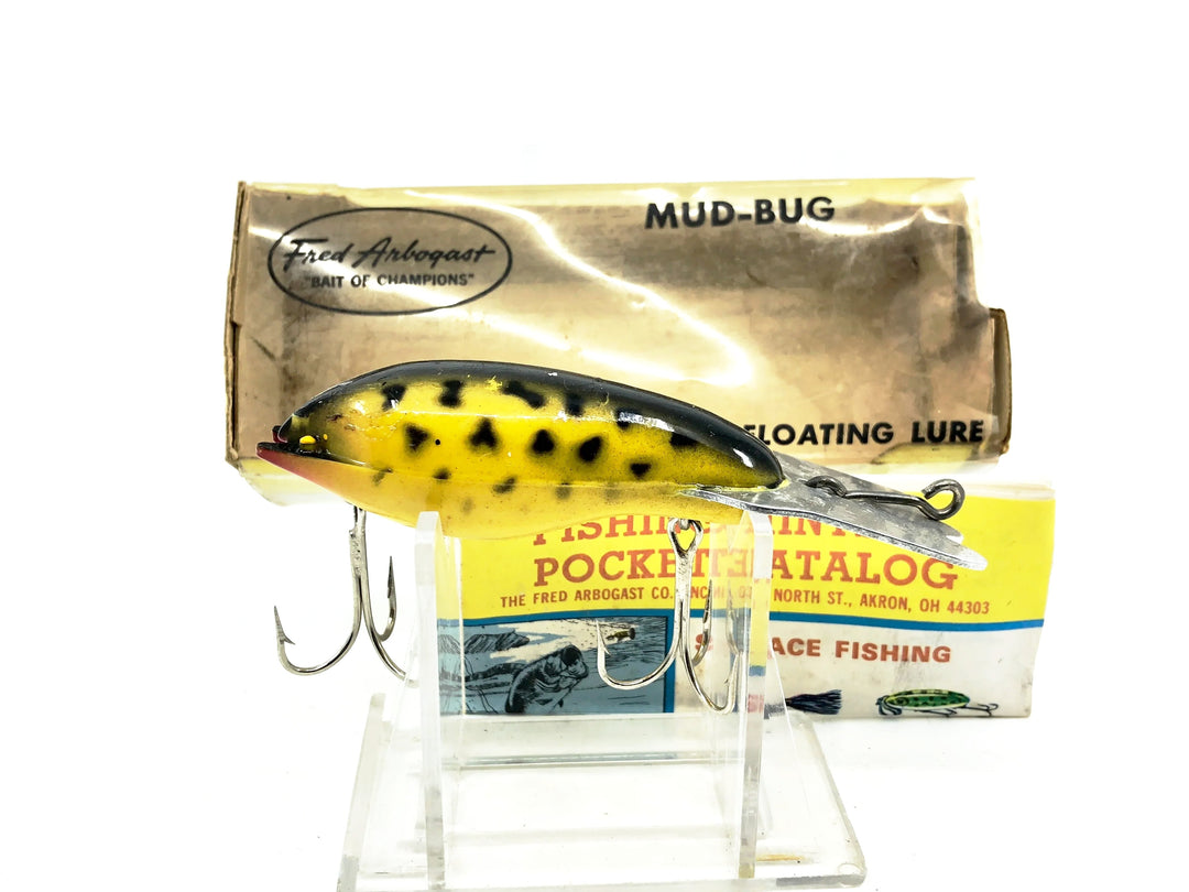 Arbogast Mud Bug Series 22, #11 Yellow Coachdog Color w/Box