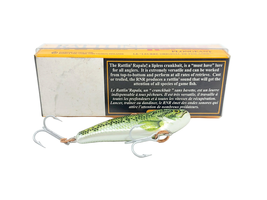 Rapala Rattlin' Rap RNR-5 BB Baby Bass Color w/Box