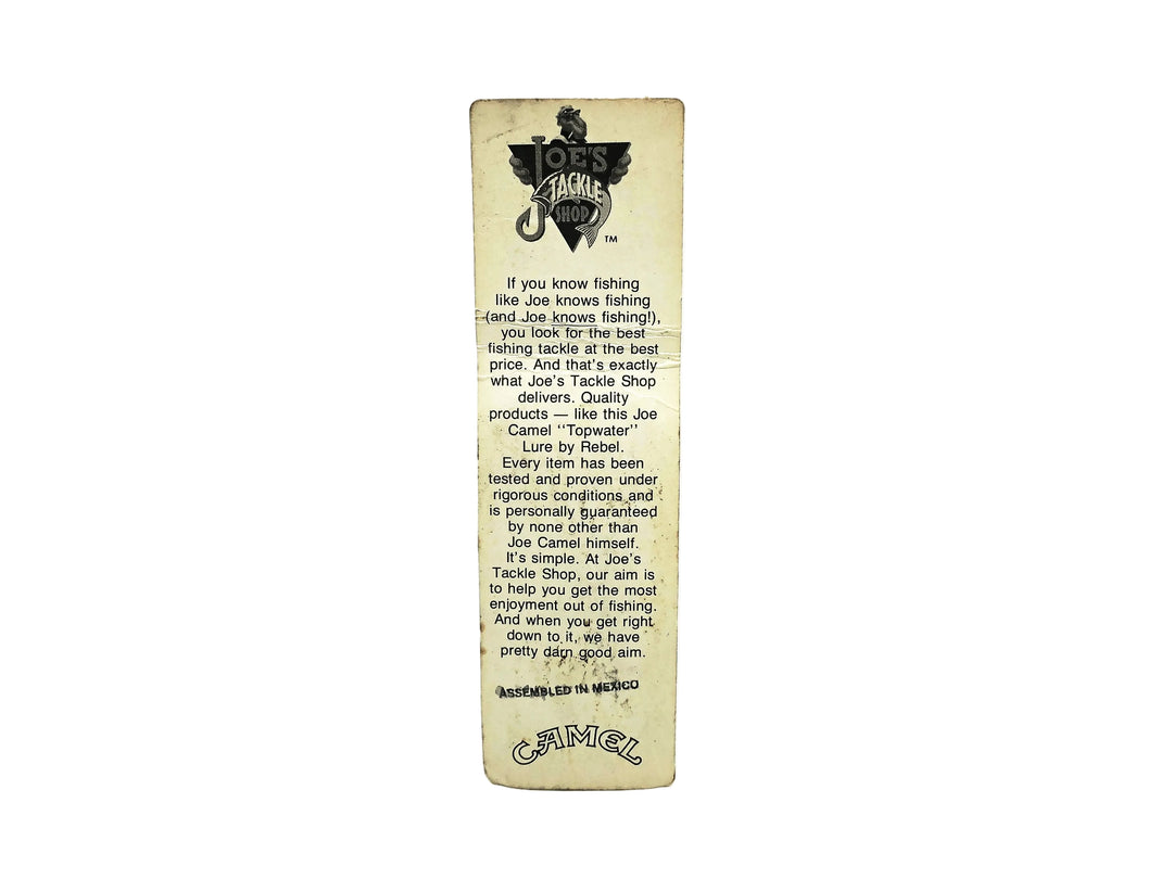 Rebel Joe Camel Novelty Topwater Lure on Card