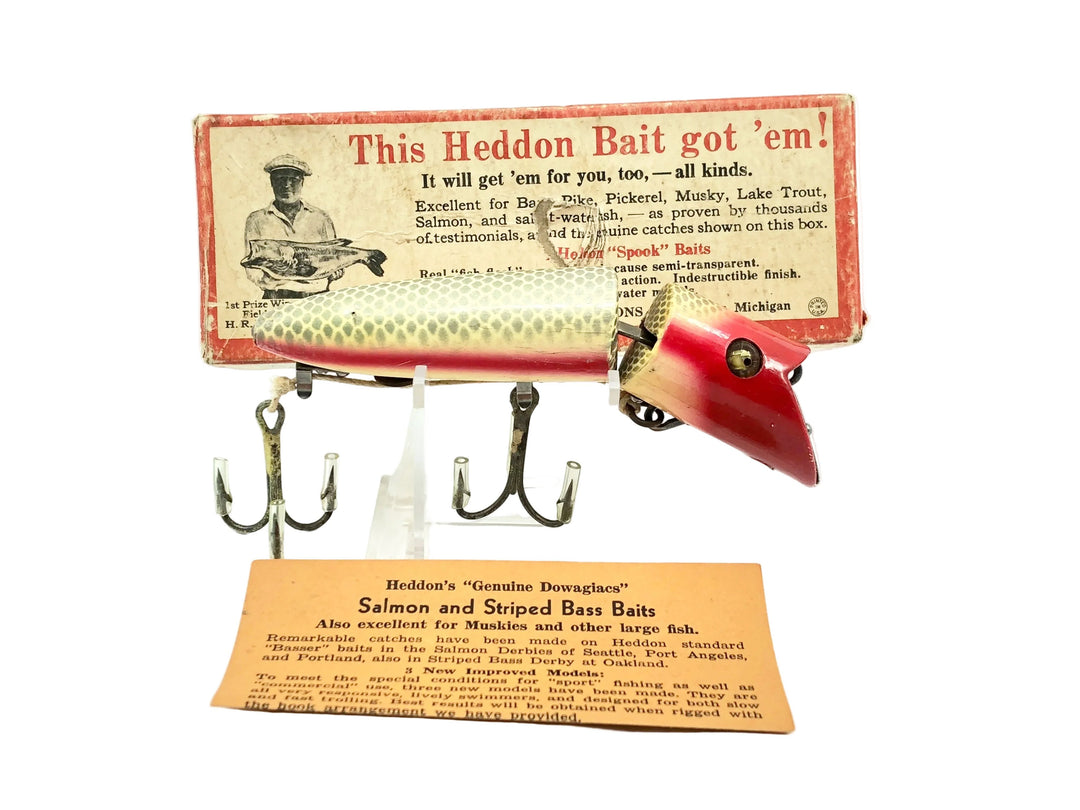 Heddon King Zig Wag 8359PAS, Allen Stripey Color w/Box & Paperwork - Very Good Condition!