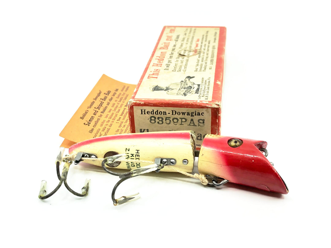 Heddon King Zig Wag 8359PAS, Allen Stripey Color w/Box & Paperwork - Very Good Condition!