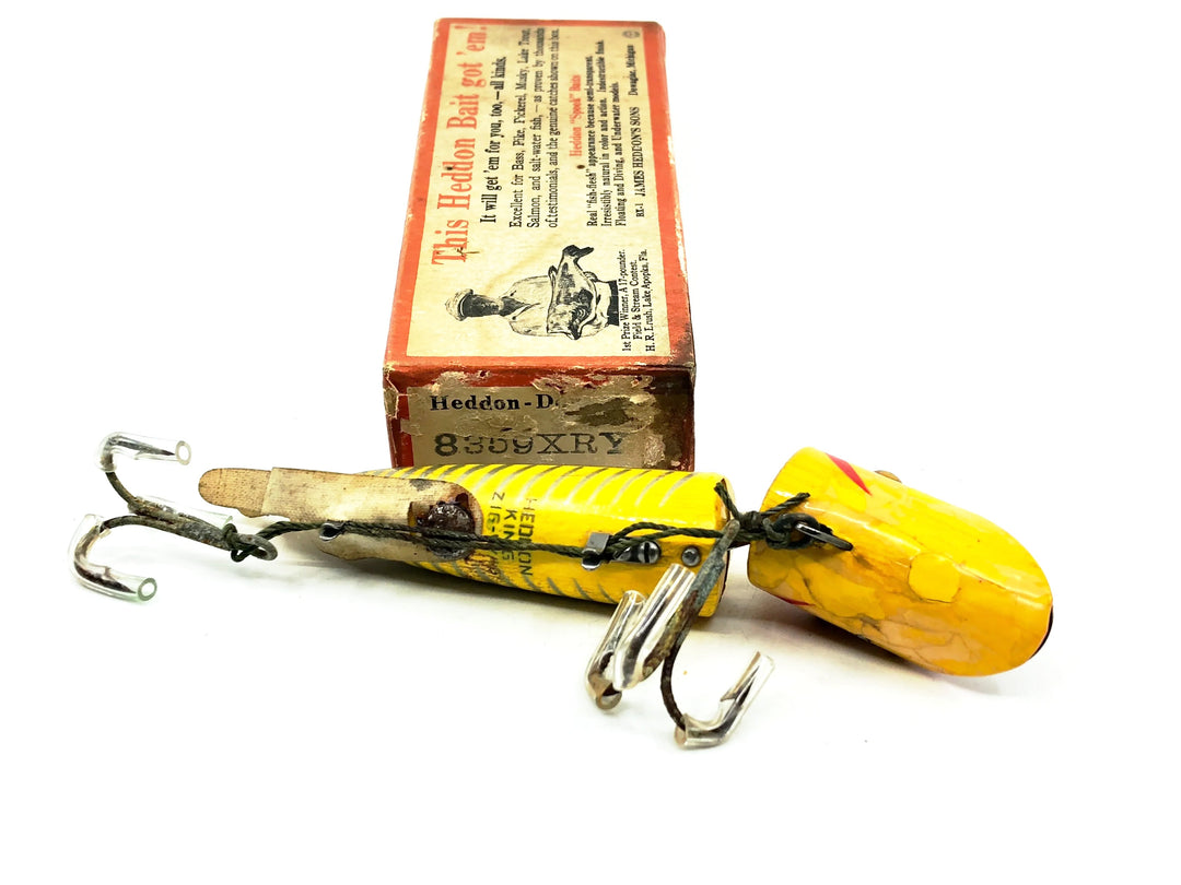 Heddon King Zig Wag 8359XRY, Yellow Shore Minnow Color w/Box