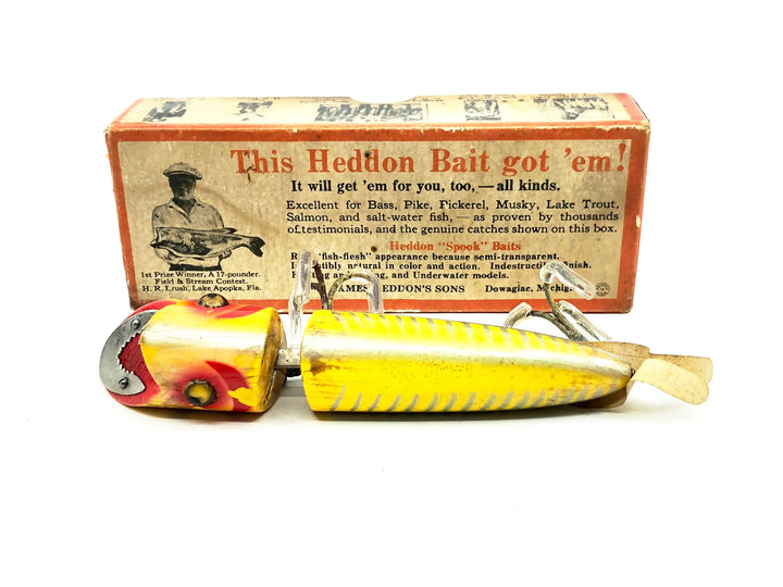 Heddon King Zig Wag 8359XRY, Yellow Shore Minnow Color w/Box