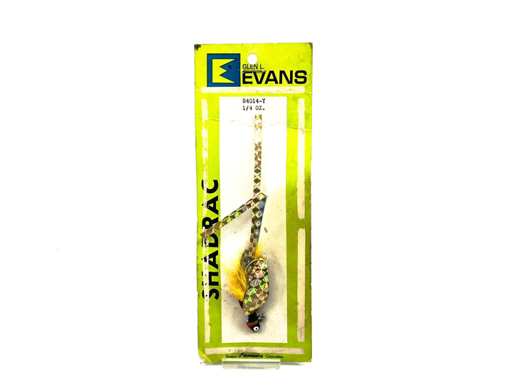 Glen Evans Co. Shadrac 1/4oz, Yellow/Black Rib Color on Card
