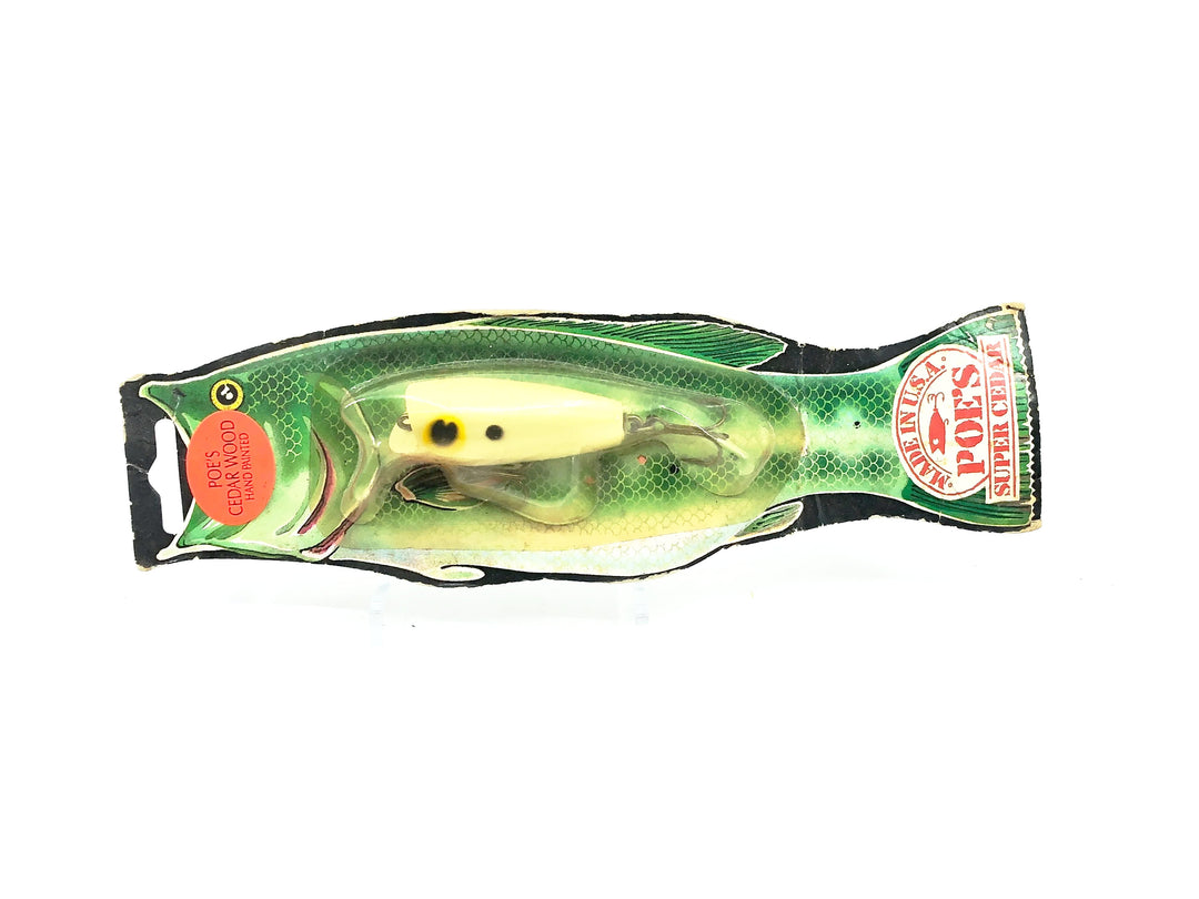 Poe's Super Cedar Blurpee, #44 Bone/Orange Belly Color on Card