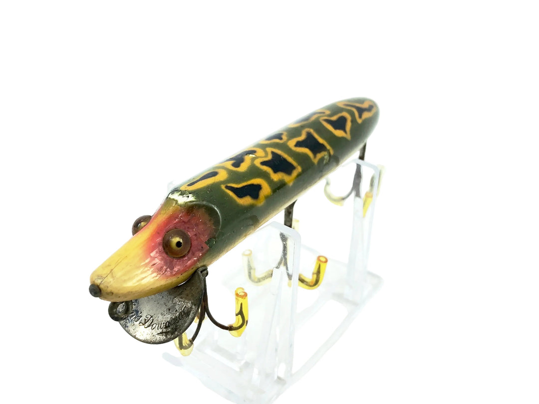 Heddon Vamp 7500, 9B/BF "Luny Frog" Frog Spot Color, L-Rig Hardware