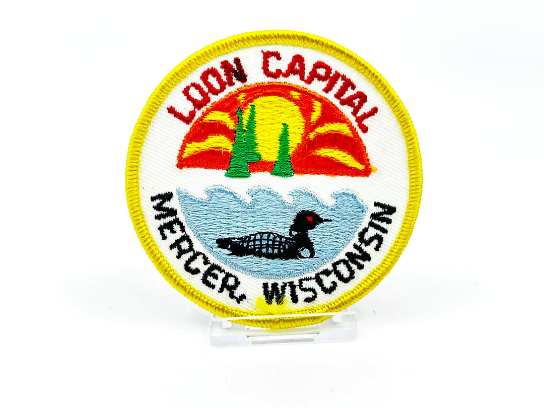 Loon Capital Mercer, Wisconson Vintage Fishing Patch