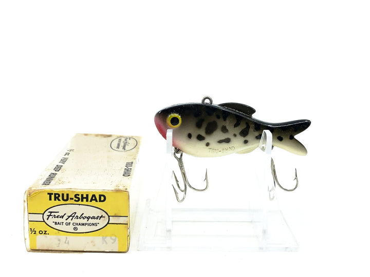 Arbogast Tru-Shad 1/2oz, K9 Silver/White Coachdog Color w/Box