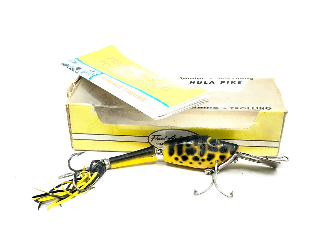 Arbogast 2720 Hula Pike 3/8oz, #11 Yellow Coachdog Color w/Box