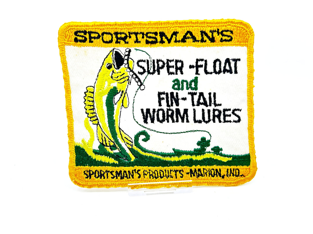 Sportman's Products Super-Float & Fin-Tail Worm Lures Vintage Patch