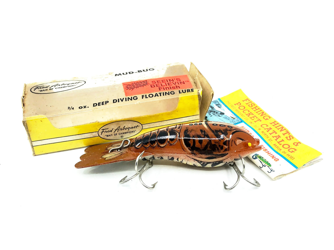 Arbogast Mud Bug Seein's Believin Series 24, #266 Summer Crayfish Color w/Box