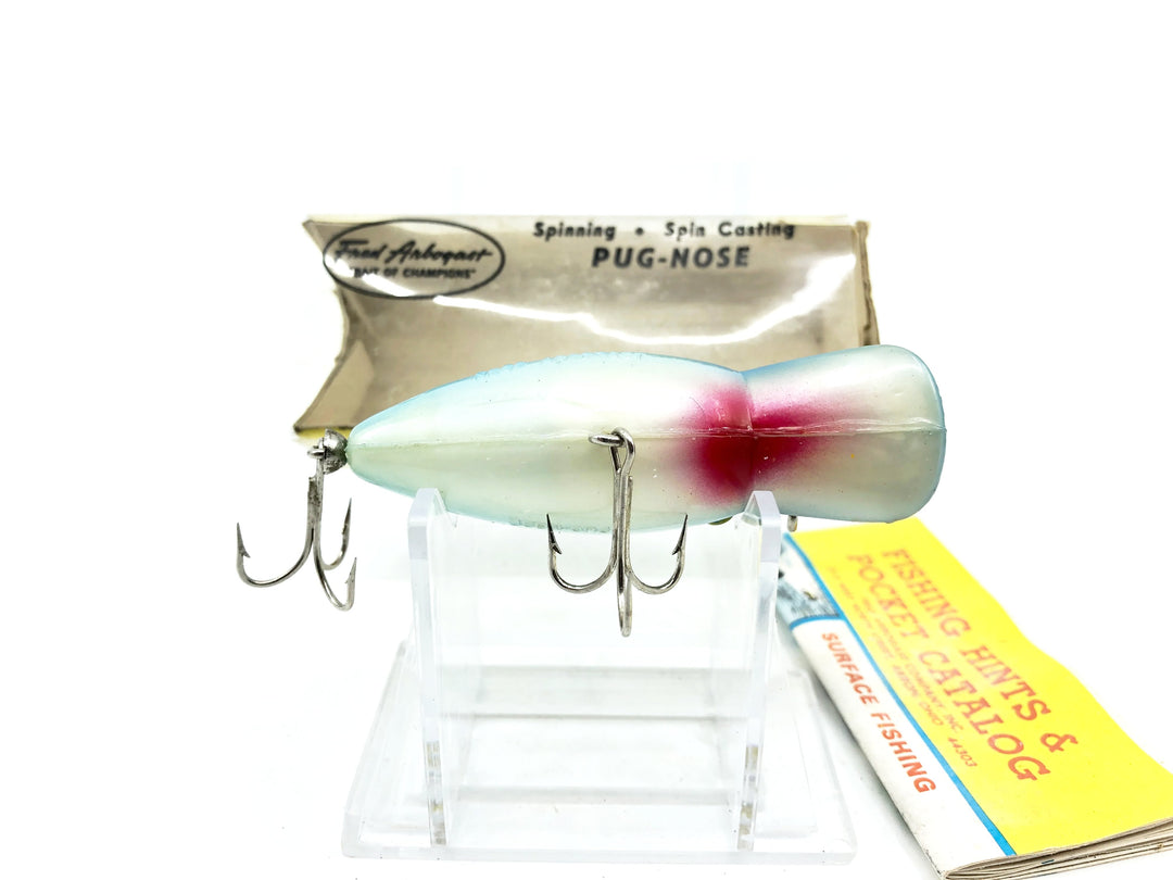 Arbogast Pug-Nose, #22 Blue Scale Color w/Box & Catalog