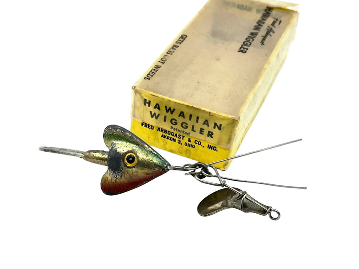 Arbogast Hawaiian Wiggler #2 Perch Color w/Box