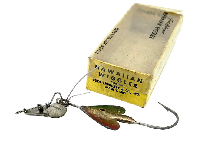 Arbogast Hawaiian Wiggler #2 Perch Color w/Box
