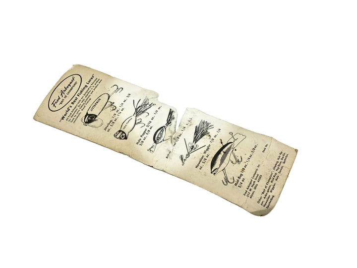 Arbogast Jitterbug 1/4oz, Purple Coachdog Color on Card