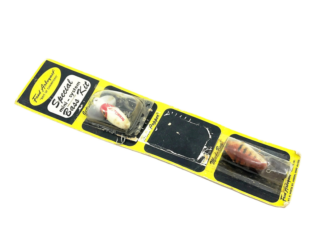 Arbogast Special Mini System Bass, Mud Bug/Jitterbug/Hula Popper