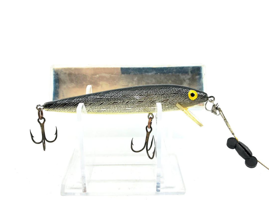 Rebel Floating Minnow F100, #01 Silver Color w/Flag Box