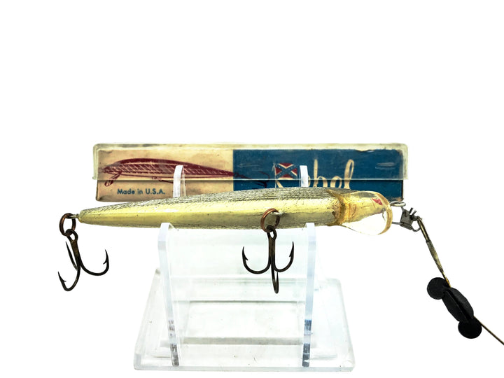 Rebel Floating Minnow F100, #01 Silver Color w/Flag Box