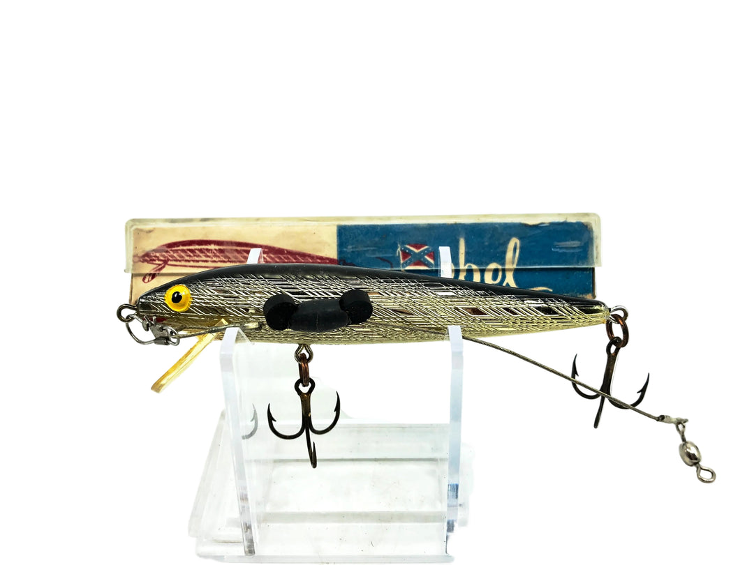 Rebel Floating Minnow F100, #01 Silver Color w/Flag Box