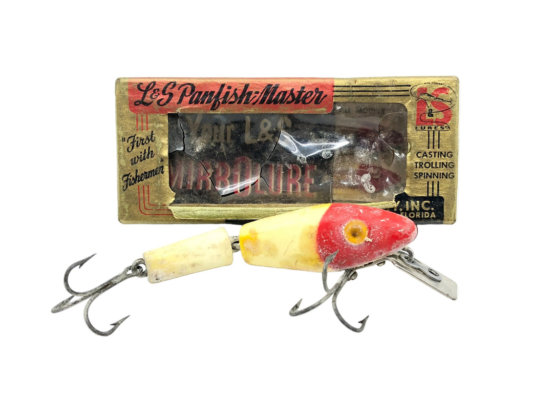 L & S Bass Master #11 White Body/Red Head Color w/Box