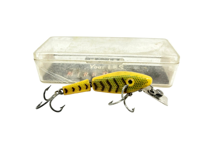L & S Mirrolure OOM Panfish Sinker, Yellow/Green Scale/Brown Ribs Color w/Box