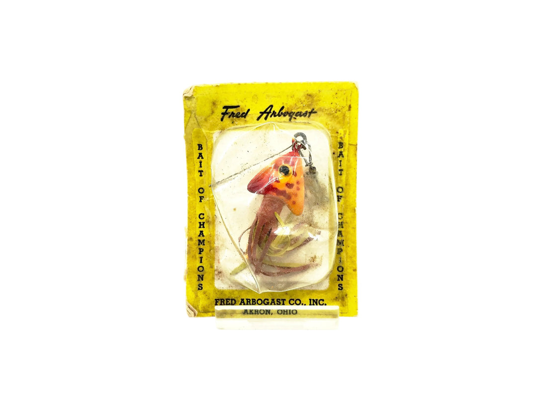Arbogast Mini Hawaiian Wiggler 1/8oz, Red Coachdog Color w/Blister Pack