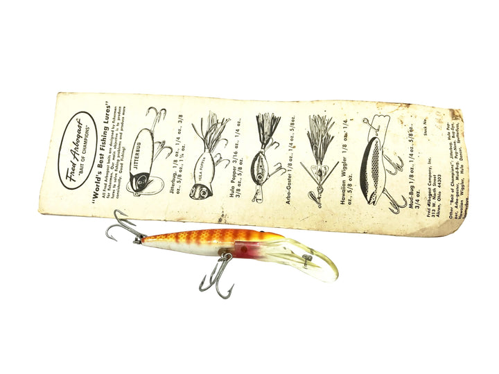 Fred Arbogast Arby 440, #61 Crayfish Color w/Card