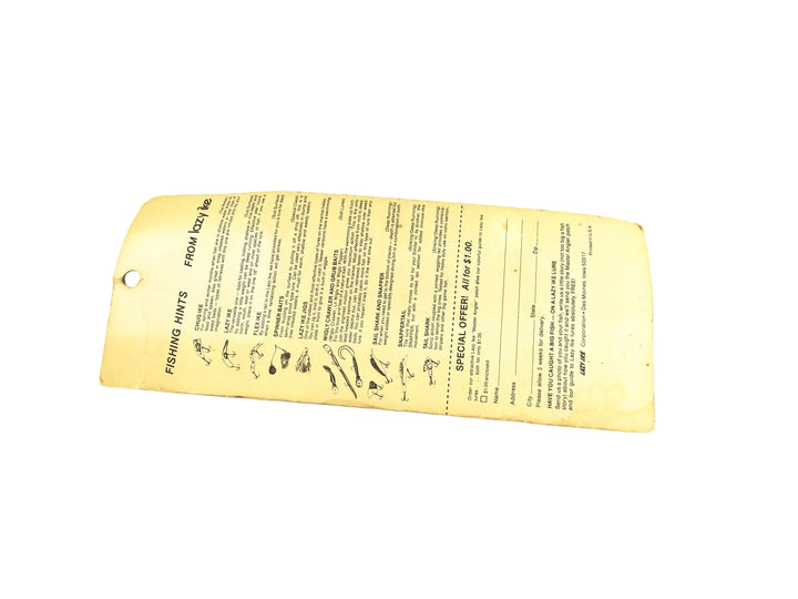 Lazy Ike Musky Ike KL-5 YS Yellow Spot Scale Color on Card