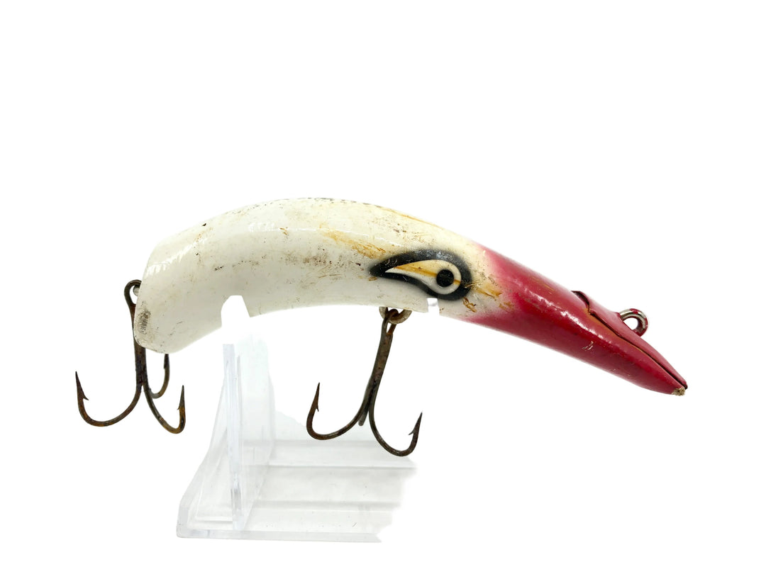 Lazy Ike Wooden Musky Ike KL-5 #41 Red Head/White Color